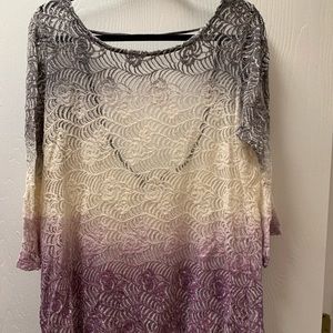 Daytrip lace layering shirt